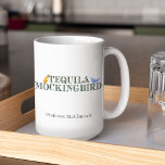 Mug Tequila Mockingbird Funny Professeur d'anglais per<br><div class="desc">Un cadeau amusant pour l'amant du livre pour la personne littéraire dans votre vie. Un joli jeu de mots pour un auteur,  un écrivain ou un ver de livres qui aime lire. Personnalisez avec le nom de votre professeur d'anglais préféré ou de professeur de littérature.</div>