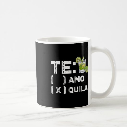 Mug Tequila Parti Mexicain Te Amo Tequila Cinco De May (Droite)