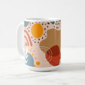 Mug Teracotta Abstraite (Devant gauche)