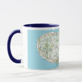 Mug Terceira Açores Carte Musique personnalisée (Gauche)