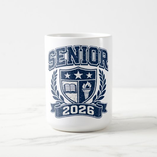 Mug Terme supérieur 2026 – Fierté de dernière année du (Centre)
