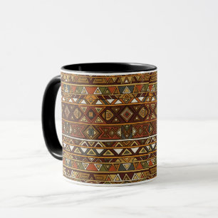Mug Terme Tribal géométrique Motif sans couture