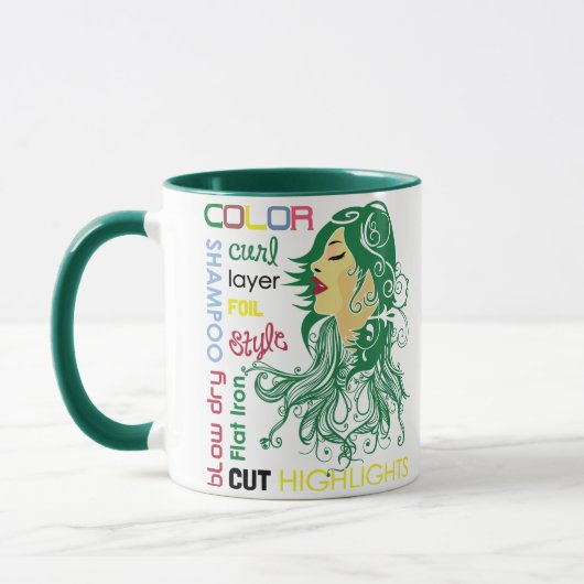 Mug Termes du coiffeur (Gauche)