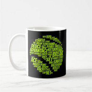 Mug Termes Tennis Joueur De Tennis Jouer Tennis Ball