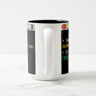 Mug Terminal Protocole Café Drôle pour Programmeur