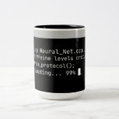 Mug Terminal Protocole Café Drôle pour Programmeur (Centre)