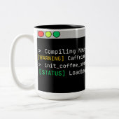 Mug Terminal Protocole Café Drôle pour Programmeur (Gauche)