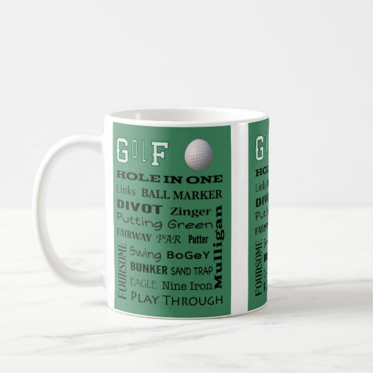Mug Terminologie GOLF (Gauche)