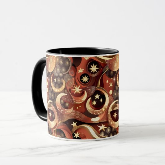 Mug - Terracotta Celestial Moon (Devant gauche)