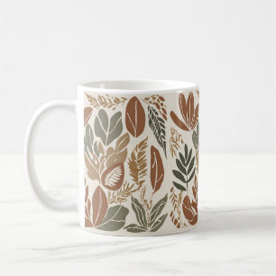 Mug Terracotta Rustique Fleur Sauvage Bohème Éclectiqu