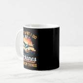 Mug Terrain d'avion d'aéronef - C'est ce que je fais j (Devant gauche)