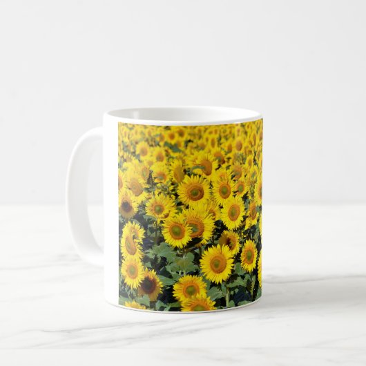 Mug Terrain de tournesol (Devant gauche)