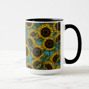 Mug Terrain de tournesol