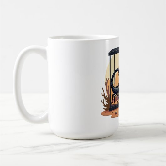 Mug Terrarium pour scorpion Habitat (Gauche)