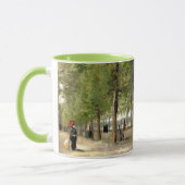 Mug Terrasse dans le jardin du Luxembourg (1886) Van G (Gauche)