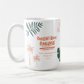 Mug terrasse palmiers noël tropical moderne mépriso (Gauche)
