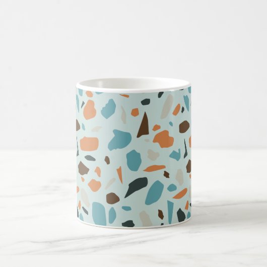 Mug Terrazzo bleu Motif (Centre)