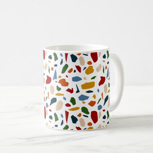 Mug Terrazzo Motif coloré (Devant droit)