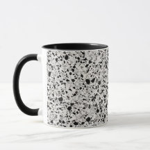 Terrazzo Noir Et Gris