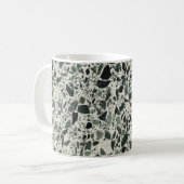 Mug Terrazzo Vert Moderne (Devant gauche)