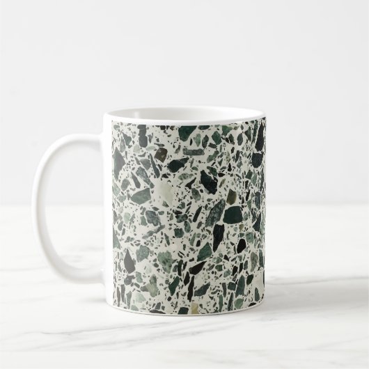 Mug Terrazzo Vert Moderne (Gauche)