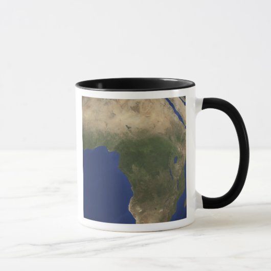 Mug Terre avec couverture terrestre sur l'Afrique (Droite)