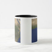 Mug Terre avec couverture terrestre sur l'Afrique (Centre)