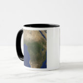 Mug Terre avec couverture terrestre sur l'Afrique (Devant gauche)
