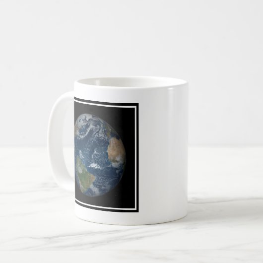 Mug Terre Avec Nuages Et Glace De Mer (Devant gauche)