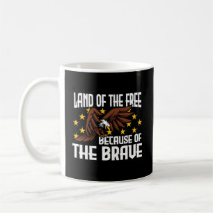 Mug Terre De La Liberté À Cause Du Courageux