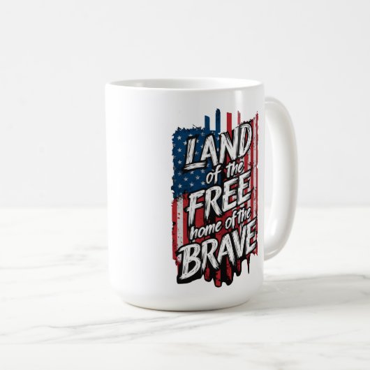 Mug Terre De La Maison Libre Du Courageux (Devant droit)