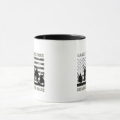 Mug Terre de libres grâce aux braves Patriotes (Centre)