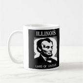 Mug Terre de l'Illinois de Lincoln (Gauche)