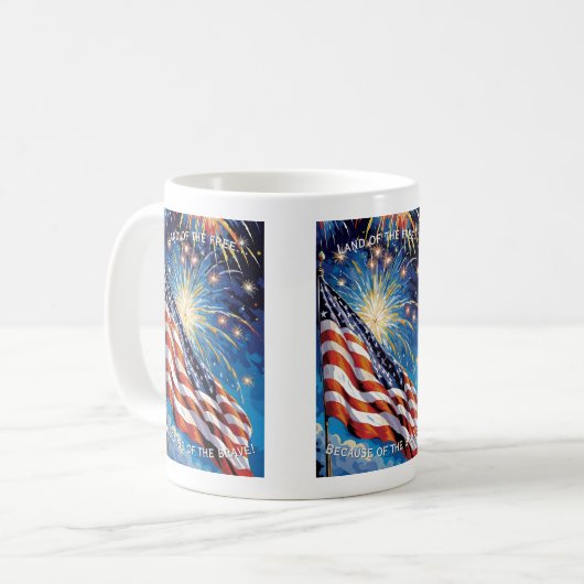 Mug Terre des Libres... 'Merica (Devant gauche)