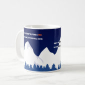 Mug Terre d'hiver - Citation du mannequin de Heather (Devant gauche)