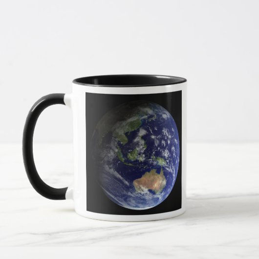 Mug Terre entière de l'espace montrant Australie (Gauche)