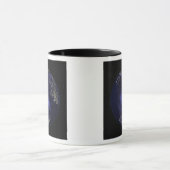 Mug Terre entière la nuit montrant les lumières de la  (Centre)