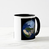 Mug Terre entière montrant la région arctique (Devant droit)