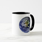 Mug Terre entière montrant l'Amérique du Nord (Devant droit)