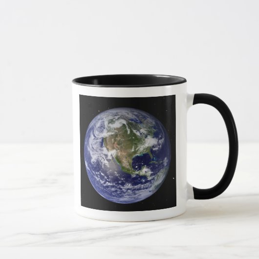 Mug Terre entière montrant l'Amérique du Nord 4 (Droite)
