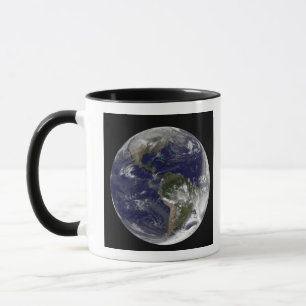 Mug Terre entière montrant l'Amérique du Nord et l'Ame