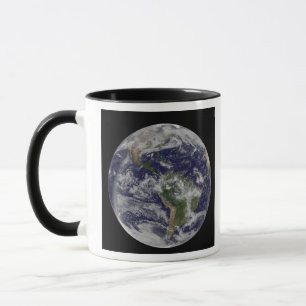 Mug Terre entière montrant l'Amérique du Nord et l'Ame