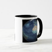 Mug Terre entière montrant l'évaporation (Devant droit)
