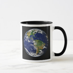 Mug Terre entière montrant l'hémisphère occidental