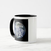 Mug Terre entièrement éclairée centrée sur le pôle Nor (Devant gauche)