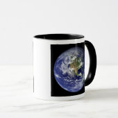 Mug Terre montrant l'hémisphère occidental (Devant droit)