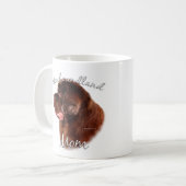 Mug Terre-Neuve (marron) Maman 2 (Devant gauche)