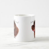 Mug Terre-Neuve (marron) Maman 2 (Centre)