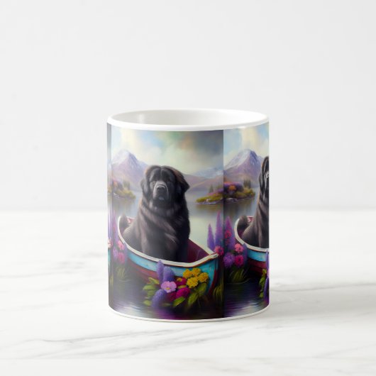 Mug Terre-Neuve sur une pédale : une aventure Pittores (Centre)