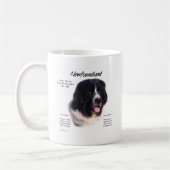 Mug Terre-Neuve - Terre-Neuve - Histoire; J'aime Newfi (Gauche)